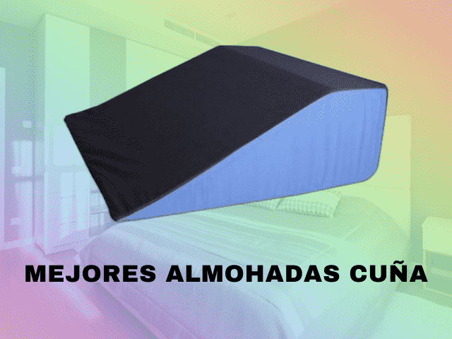 mejores almohadas cuña