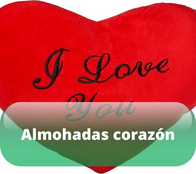 almohadas corazón